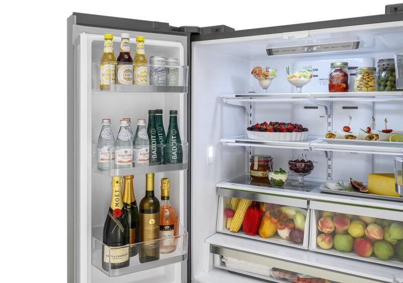 REFRIGERADOR BERTAZZONI MASTER MAS REF36 FDFIXNVBN BLACK NICKEL