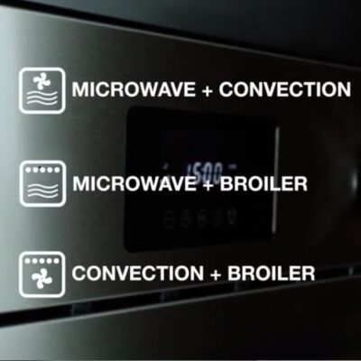 FORNO COMBINADO COM MICRO-ONDAS BERTAZZONI F457PRO MWTX