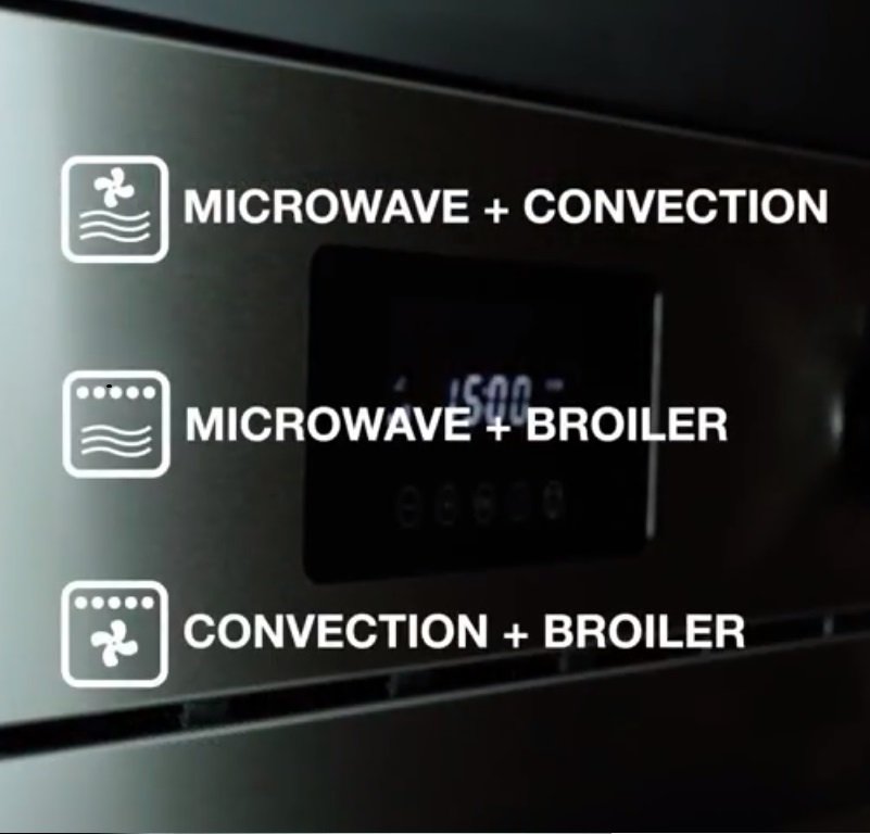 FORNO COMBINADO COM MICRO-ONDAS BERTAZZONI F457PRO MWTX
