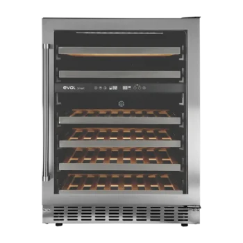 O Wine Center Smart 46G oferece controle preciso de temperatura e design elegante para sua adega. Proteja seus rótulos com tecnologia avançada. Confira na Cevimar!