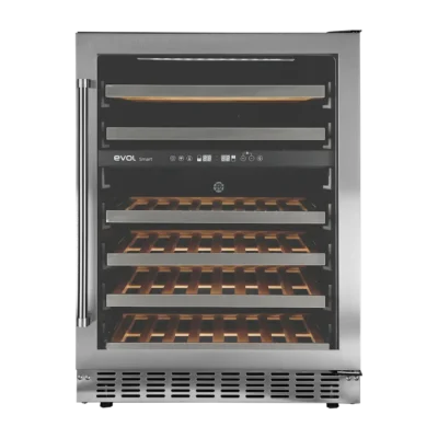 O Wine Center Smart 46G oferece controle preciso de temperatura e design elegante para sua adega. Proteja seus rótulos com tecnologia avançada. Confira na Cevimar!