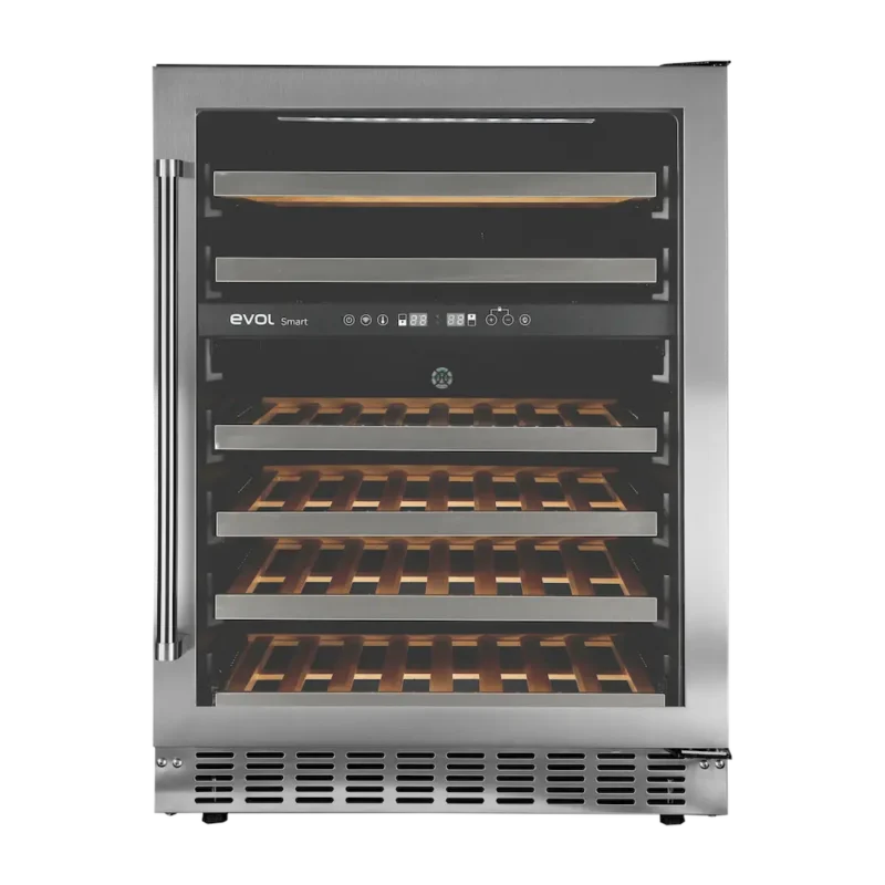 O Wine Center Smart 46G oferece controle preciso de temperatura e design elegante para sua adega. Proteja seus rótulos com tecnologia avançada. Confira na Cevimar!