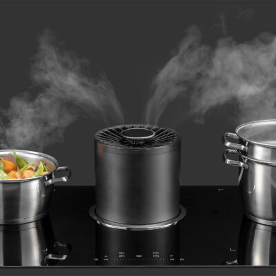COOKTOP A INDUÇÃO COM COIFA RETRÁTIL TECNO THVI90DH