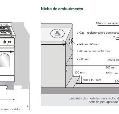 FOGÃO LOFRA DOLCEVITA RNMD126MFT+E2
