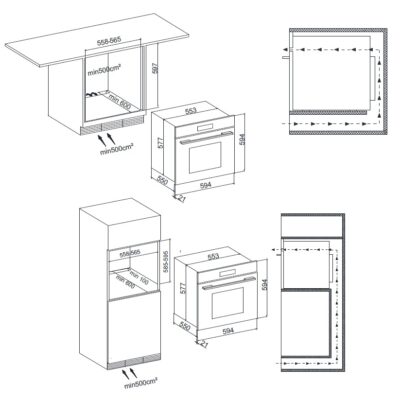 Forno Tecno Professional TO73EXDBP