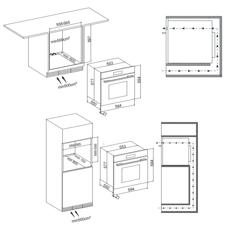 FORNO TECNO VINTAGE TO73EXDBV2