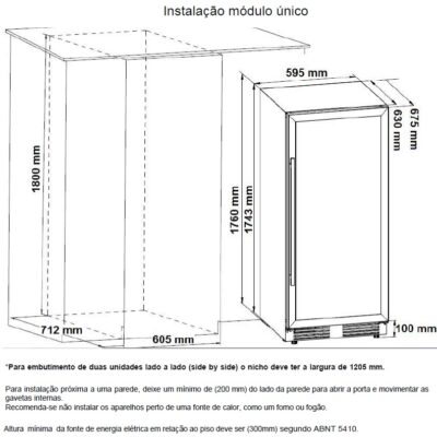 CERVEJEIRA TECNO VINTAGE TR43CVDB V2