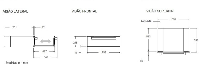 GAVETA AQUECIDA BERTAZZONI PROFESSIONAL WD60X