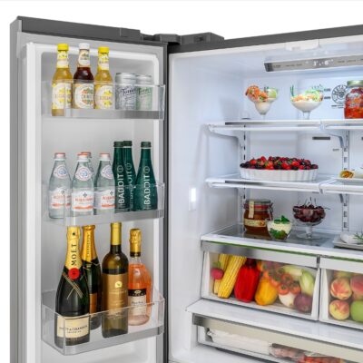 REFRIGERADOR BERTAZZONI MASTER MAS REF36 FDFIXNVBN BLACK NICKEL
