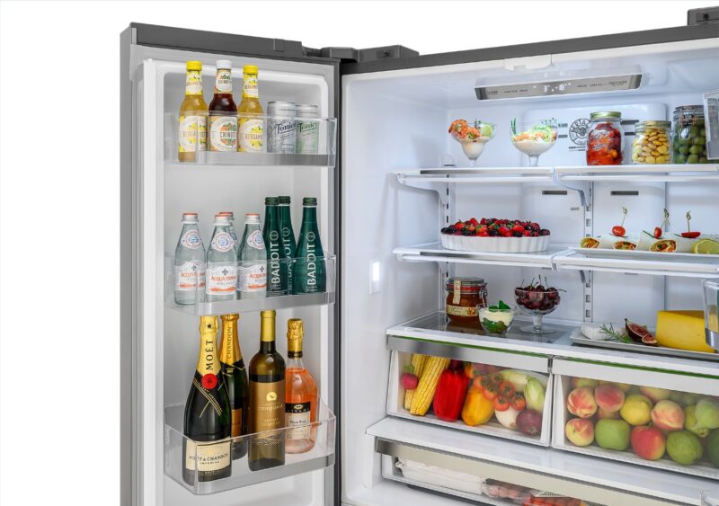 REFRIGERADOR BERTAZZONI MASTER MAS REF36 FDFIXNVBN BLACK NICKEL