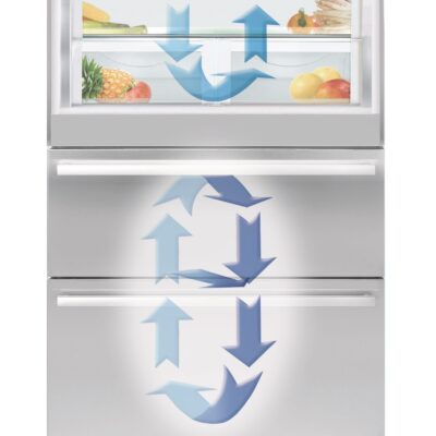 REFRIGERADOR BERTAZZONI MASTER MAS REF36 FDFIXNVBN BLACK NICKEL