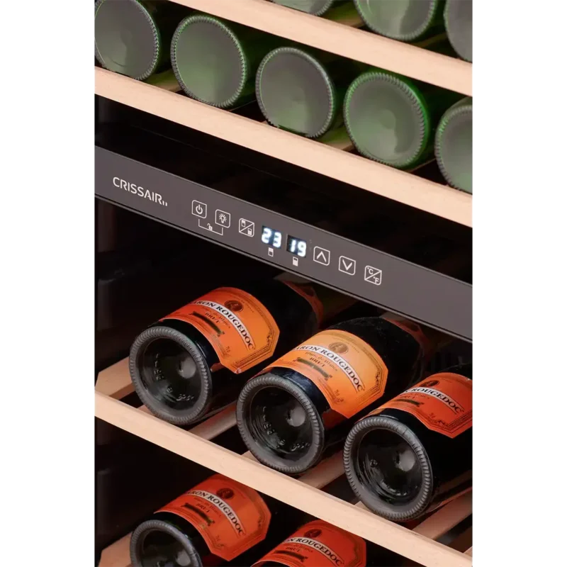 Adega de Vinho Freestanding Crissair Duo 77Di com 2 Zonas e 77 Garrafas