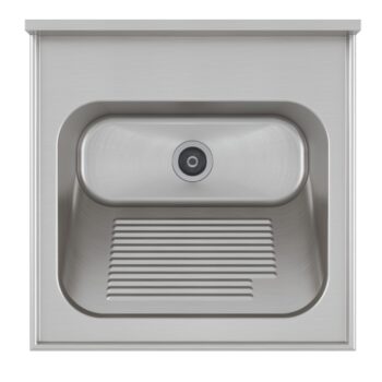 O Tampo Lavanderia CT-50 une resistência em aço inox e design ergonômico para sua área de serviço. Garanta durabilidade e higiene profissional. Confira na Cevimar!