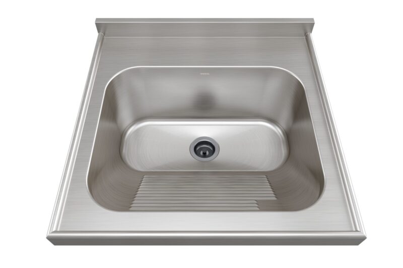 Tampo Lavanderia CT-50 – Aço Inox Escovado e Alta Resistência