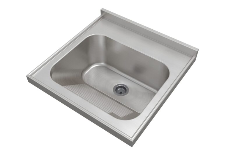 Tampo Lavanderia CT-50 – Aço Inox Escovado e Alta Resistência
