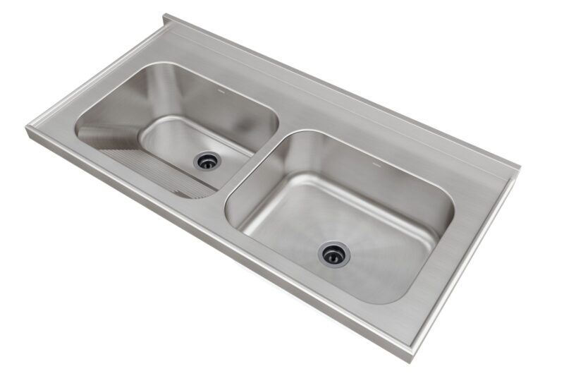 Tampo Lavanderia TL-CT-50 C/M – Aço Inox com Moldura Protetora