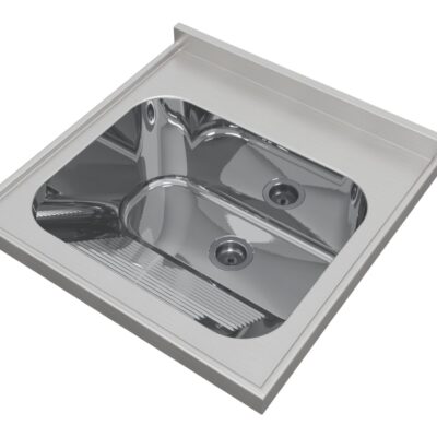 Tampo Lavanderia CT-50 – Aço Inox Escovado e Alta Resistência