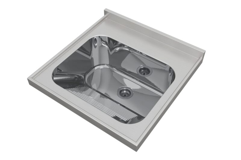 Tampo Lavanderia CT-50 – Aço Inox Escovado e Alta Resistência