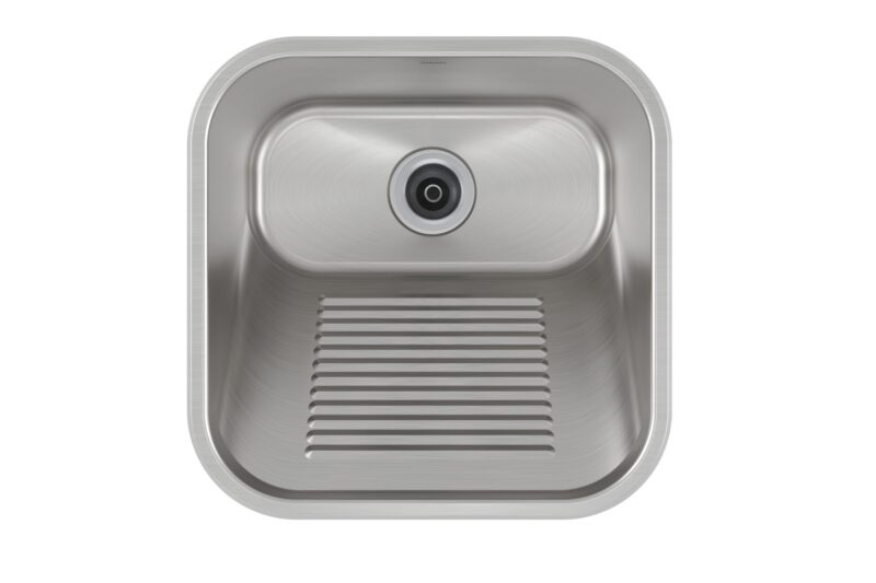 O Tampo Lavanderia CT-40 oferece resistência em aço inox e design ideal para áreas de serviço compactas. Garanta higiene e durabilidade. Confira na Cevimar!