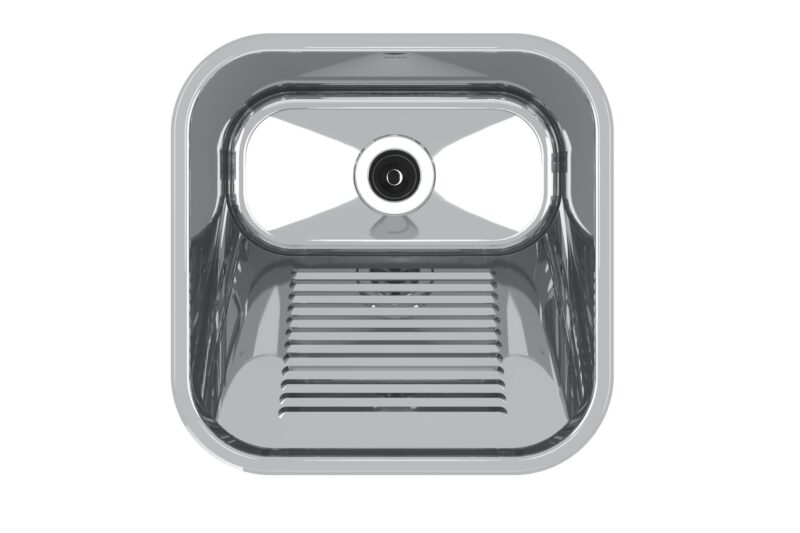Tampo Lavanderia CT-40 Mekal – Aço Inox para Espaços Compactos
