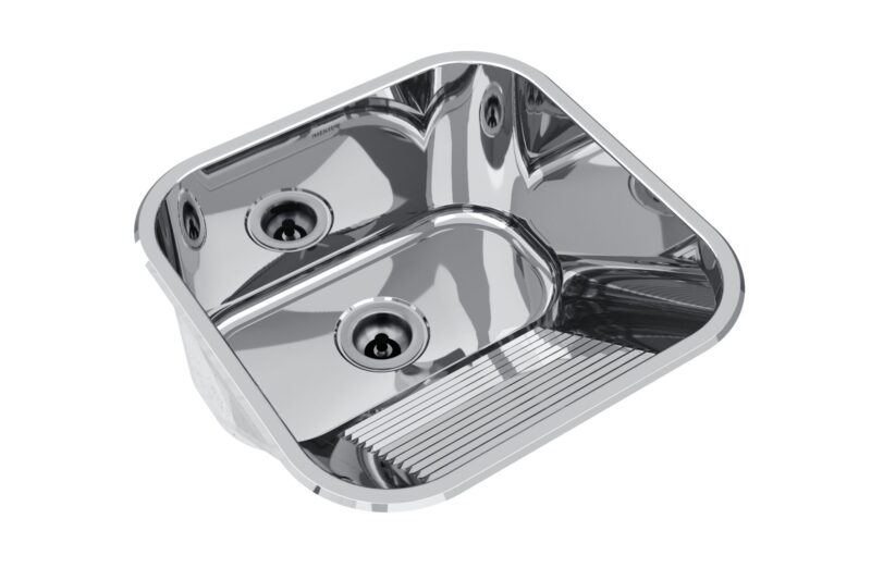 Tampo Lavanderia CT-40 Mekal – Aço Inox para Espaços Compactos