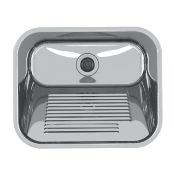 O Tampo Lavanderia CT-50 oferece resistência em aço inox e design ergonômico para sua área de serviço. Garanta durabilidade e higiene profissional. Confira na Cevimar!