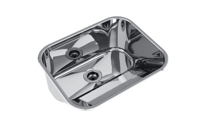 Tampo Lavanderia CT-50 – Aço Inox Escovado e Alta Resistência