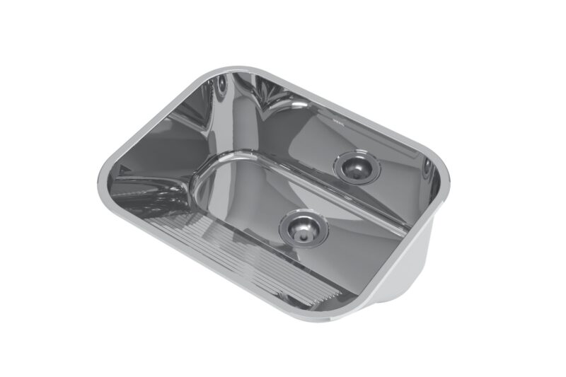 Tampo Lavanderia CT-50 – Aço Inox Escovado e Alta Resistência