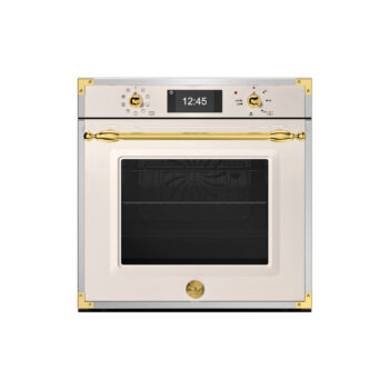 Forno Combinado com Vapor Bertazzoni Heritage: 60cm, 11 funções e detalhes em ouro. A união perfeita entre saúde, sabor e design italiano. Confira na Cevimar!