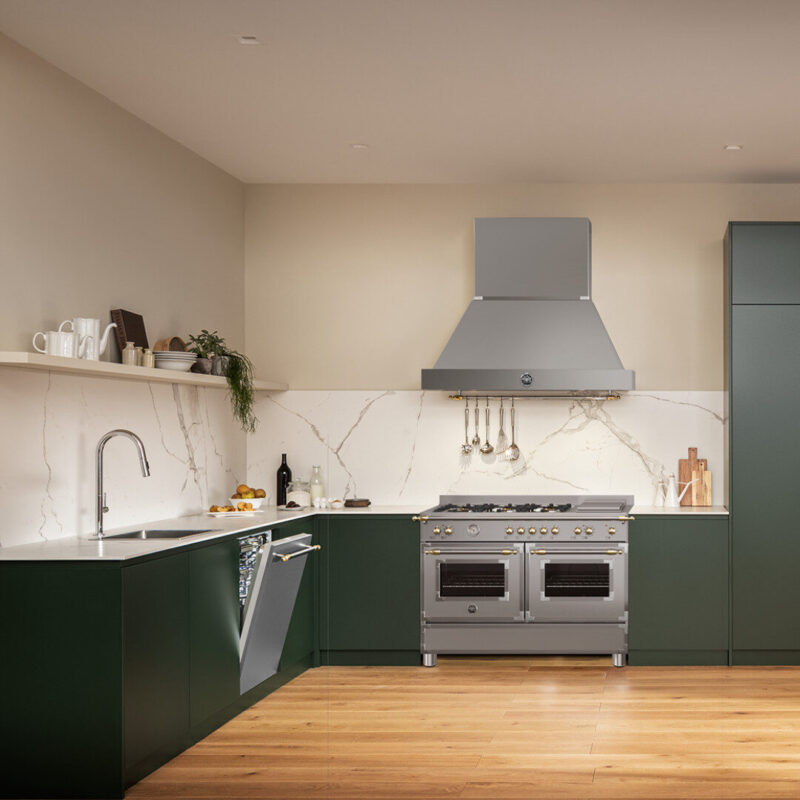 Coifa Vintage de parede Bertazzoni Heritage K36HERTX + KC36HERTX