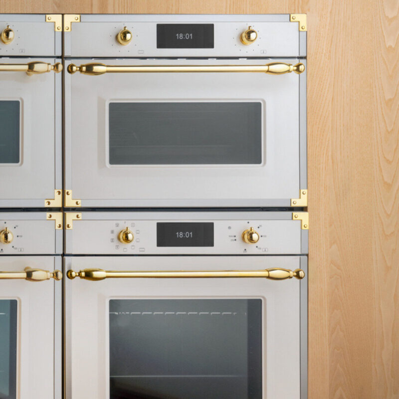 FORNO COMBINADO COM MICRO-ONDAS BERTAZZONI HERITAGE F457HER MWTXG