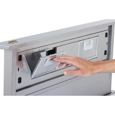 Coifa de Bancada Tecno Rise TCD91 Inox com Aspiracao Perimetral e 1.000 m³/h