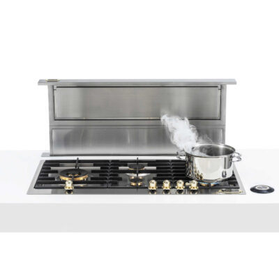 Coifa de Bancada Tecno Rise TCD91 Inox com Aspiracao Perimetral e 1.000 m³/h