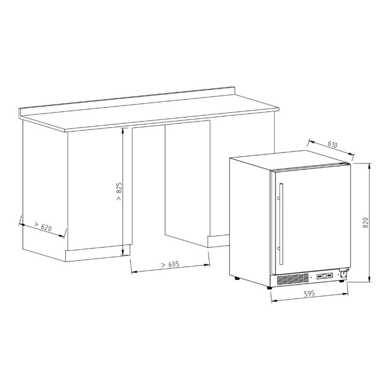 FREEZER  UNDERCOUNTER