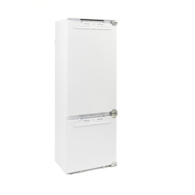 O Refrigerador Bottom Freezer 70 da Crissair é um lançamento para embutir com 356 litros de capacidade total, compressor Inverter com até 38% de economia de energia, temperatura do refrigerador ajustável entre 2°C e 8°C e freezer entre 15°C negativos e 25°C negativos. Acabamento branco eletrostático, design atemporal e integração total com marcenaria para cozinhas modernas e projetos de alto padrão.